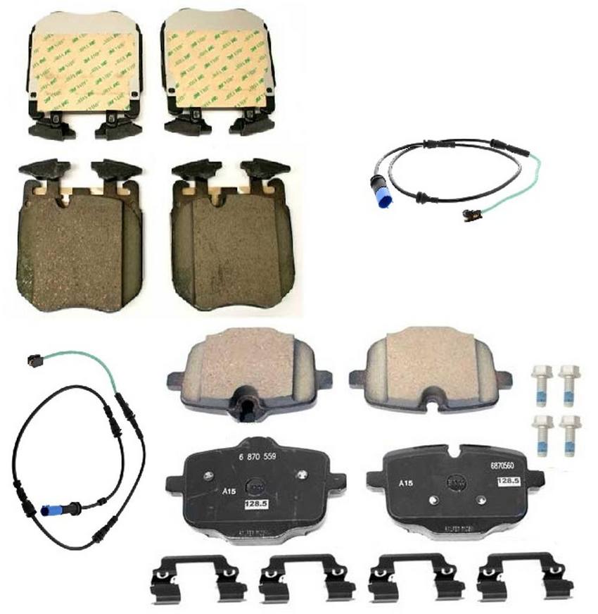 BMW Disc Brakes Kit - Pads Front and Rear